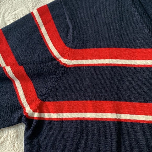 EUC Striped Silk Pendleton Cardigan SP - Picture 4 of 4